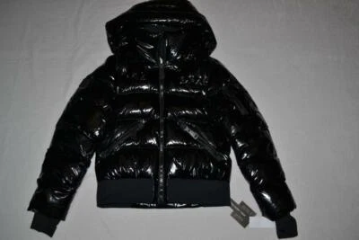 AUTÉNTICO SAM. NUEVA YORK MUJER BUNGALOW PUFFER ABRIGO CAVIAR NEGRO TODAS LAS TALLAS NUEVO Foto 1 de 4