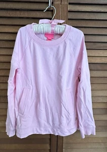 Lilly Pulitzer Girls Luxletic Mini Beach Comber Sweatshirt Sz 6-7 - Picture 1 of 5