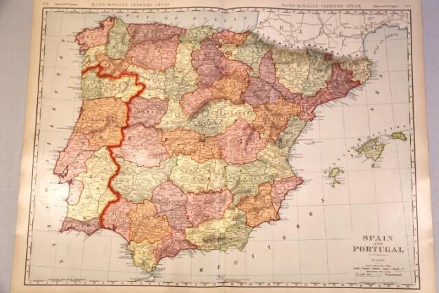 Preços baixos em Mapas e Atlas Antigos da Europa Espanha 1900-1909