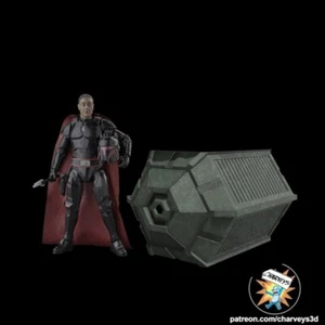 Imperial Base (Mandalore) Crate for 3.75 IN (1:18) FIGURE - Picture 1 of 6