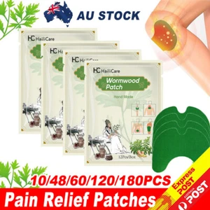 Wormwood Herbal Wellnee Knee Pain Relief Pads Warming Plaster Joint Ache Sticker - Picture 1 of 17