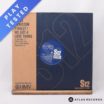 Ce Ce Peniston Finally Die-Cut Sleeve 12" Single Vinyl Record S12DJ-056 - EX/VG+ Foto 1 de 4
