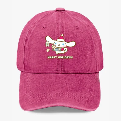 Cinnamoroll счастливых праздников папа шляпа винтажный джинсовой ткани бейсбольная кепка милый Рождество - Изображение 1 из 4