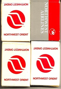 Northwest Airlines Playing cards (4 complete desks) - Picture 1 of 1