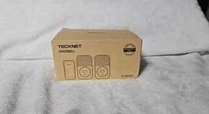 TECKNET Wireless Doorbell, Self-Powered Doorbell, 0-110db Plug-through Wirele... - Picture 1 of 3