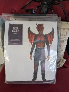 New Devil Monster Demon Red Black Suit Yourself Costume Cosplay Halloween Child - Picture 1 of 4