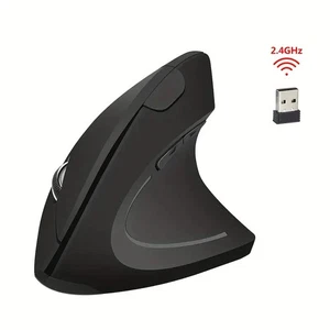 Right Hand Fifth Generation Vertical Mouse 2.4GHz Wireless Optical Mice 6 Button - Picture 1 of 9
