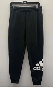 Adidas Juniors Black Logo Stretch Waist Jogger Pant Sz XL - Picture 1 of 4