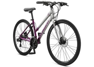 700C / 28" Schwinn Circuit Women's Hybrid Bike, 21 Speed, Gray / Purple - Picture 1 of 5