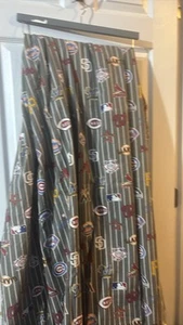 Pottery Barn Teen MLB Major League Sports Quilted Bedspread Gray Stripe - Picture 1 of 3