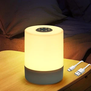 Lampada Da Comodino LED, Mini Lampada Da Tavolo a LED Senza Fili, Lampada Da Com - Foto 1 di 12