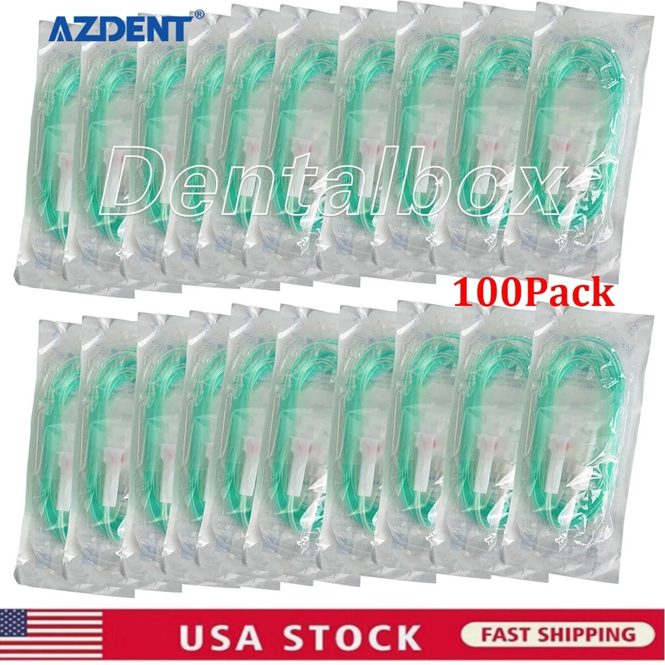 US 100Pcs Dental Disposable Irrigation Tube for W&H Surgic C type 291cm