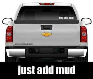 JUST ADD MUD DIESEL 4X4 ADESIVO DECALCOMANIA COUNTRY PICKUP POWER STROKE - Foto 1 di 1