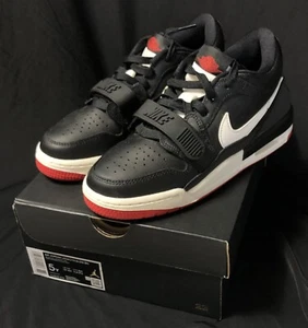 Neu Nike Air Jordan Legacy 312 Low BG 5 5Y schwarz Segel rot Jugend Jungen neu im Karton lesen - Bild 1 von 11