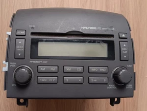 06 Hyundai AM/FM Radio CD MP3 OEM 961800A600QZ #1 Stereo Sound System Head Unit - Picture 1 of 7