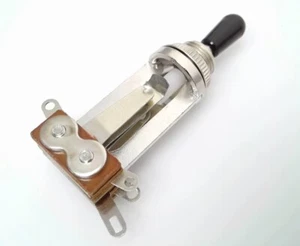 True Custom Shop® LONG STRAIGHT 3-Way Toggle Switch for Gibson Les Paul Epiphone - Picture 1 of 3
