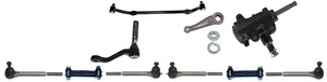NUEVO 78-88 A, G-BODY KIT DE DIRECCIÓN MANUAL, CON CAJA, BRAZO PITMAN, ENLACE DE ARRASTRE, RALENTÍ, BARRAS DE AMARRE - Imagen 1 de 1
