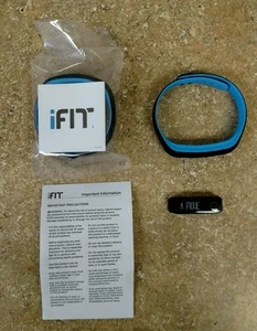  Rastreador de actividad inalámbrico ifit VUE negro/azul - Imagen 1 de 5