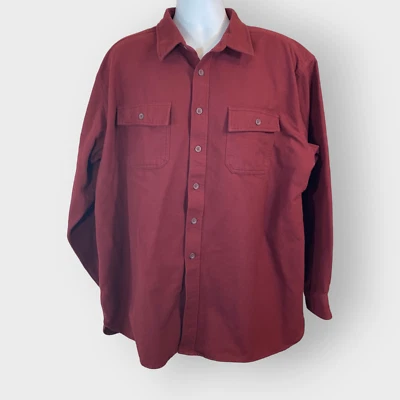 L.L. Bean Mens Flannel Shirt | XXL Reg | Chamois Cloth | Traditional Fit - Image 1 of 4