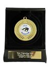 Snow Boarding Award 50mm Gold Contour Medal in Box (A) Engraved Free