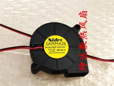Nidec D05F-24PH 06 DC24V 0.11A 5015 5cm Projector Blower Fan - Image 1 of 4