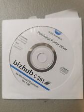 Konica Minolta Bizhub C351 PostScript Printer Driver Disc