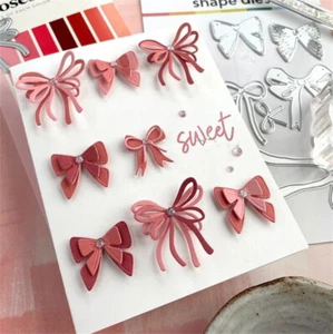 Bow Stanzformen Metall Cutting Dies Scrapbooking Stanzschablonen Stencil Karte - Bild 1 von 8