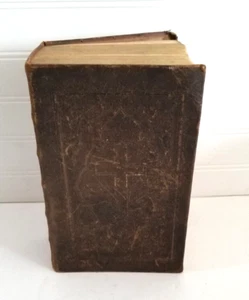 Antique German Bible Book 1863 Holy Scripture Martin Luther - Picture 1 of 17