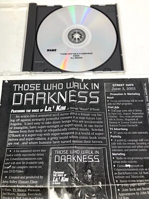Those Who Walk In Darkness 2003 PROMO DVD /RARE SCI FI ANIMATION W/LIL KIM VOICE - Image 1 of 4
