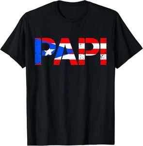 Puerto Rico Flag Father's Day Patriotic Puerto Rican Pride T-Shirt Hoodie - Picture 1 of 8