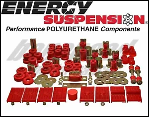 Energy Suspension 3.18117R Complete Bushing Kit 76-79 Pontiac Firebird Trans Am - Picture 1 of 1