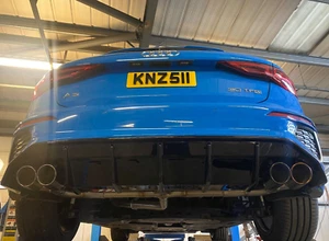Audi A3 1.0 30 TFSI 8Y Auspuff gerade Rohr S3 Style Backbox Schalldämpfer löschen - Bild 1 von 4