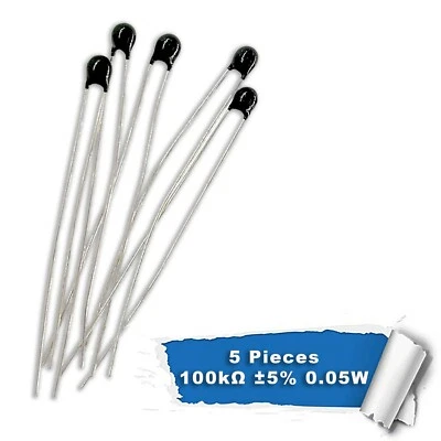 5psc NTC Thermistor 100k MF52AT temperature sensitive resistor