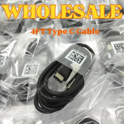 1-1000X USB Type C Fast Charging Cable For Samsung S8 S9 S10 Note iPhone 15 Lot - Image 1 of 4