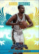 2013-14 Panini Crusade Insert Teal Bucks Basketball Card #99 Ramon Sessions /249