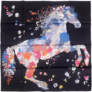 NWT Hermes Scarf ROBE LEGEREE 90cm Silk Foulard THEO DE GUELTZL - Picture 1 of 7
