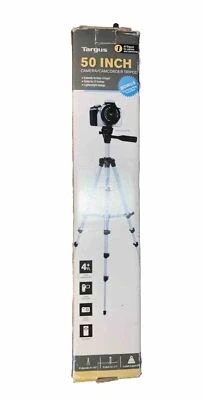 Targus TG-5060TR Camera/Camcorder Silver Tripod 50" Universal Mount W/Carry Case - Image 1 of 4