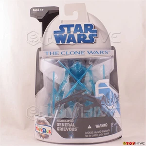 Star Wars - The Clone Wars 2008 Holographic General Grievous TRU exclusive -dent - Picture 1 of 3