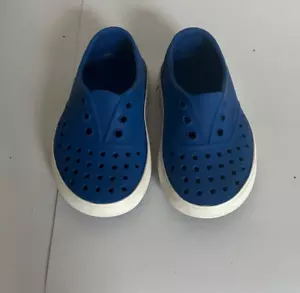 NATIVE Jefferson Toddler Boys Blue Slip On Water Shoes sz.C7 - Picture 1 of 6
