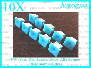 10X VW SEAT AUDI BEFESTIGUNGSCLIPS MUTTER BEFESTIGUNGEN ZIERLEISTEN TÜLLEN HALTER 441035555 - Bild 1 von 6