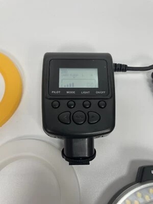 Universal Macro Ring Light and & Diffusers Blue Clear Yellow *TESTED* - Image 1 of 4