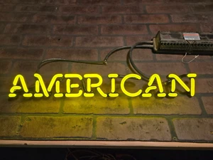 Wild Turkey American Honey Neon Sign Replacement Tube - "American" Tube Only - Picture 1 of 4