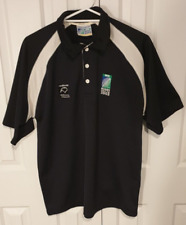 NEW ZEALAND ALL BLACKS Vintage 2003 IRB Rugby World Cup Assault Polo Shirt Sz XL