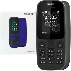 Nokia 105 (2019) 2G Black 4MB + 4MB Single-SIM Factory Unlocked OEM NEW - Picture 1 of 1