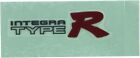HONDA Genuine DC2 Integra TYPE-R Front Strut Tower Bar Sticker Decal
