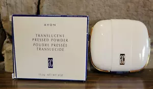 Avon Translucent Pressed Powder Compact NOS 1996 .4 oz. 11.3 g Medium Moyen - Picture 1 of 5