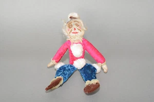Figura payaso peluche vintage hecha a mano - Imagen 1 de 4