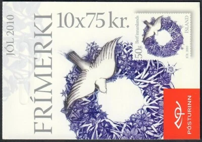 ICELAND. 2010. 10x 50g. Christmas. Booklet. MNH (H106) - Image 1 of 2