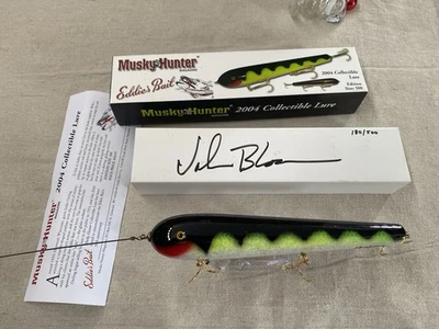 Señuelo coleccionable de revista Musky Hunter 2004 Eddie’s Bait 180 de 500 Foto 1 de 4