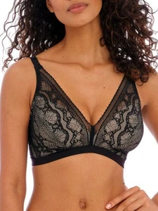 Bralette Freya Infinity Fields sin aros sin relleno triángulo encaje sujetadores lencería - Imagen 1 de 16